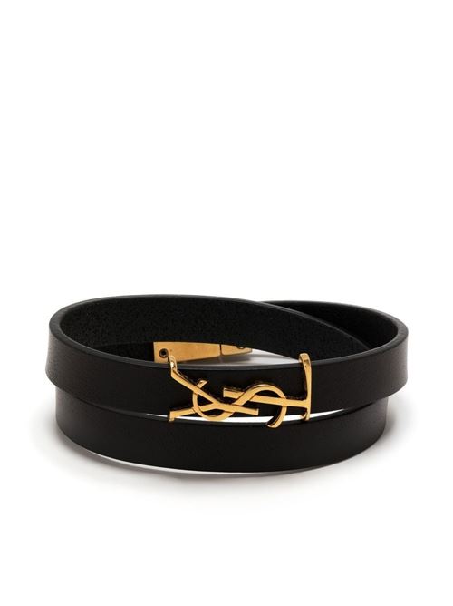 Bracciale in pelle SAINT LAURENT | 7087950IH0J1000